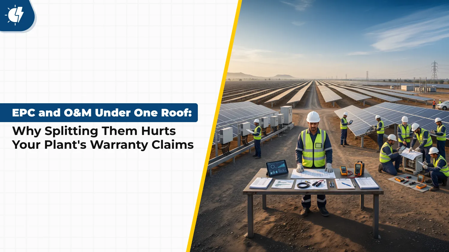 EPC and O&M Under One Roof: Why Splitting Them Hurts Your Plant's Warranty Claims