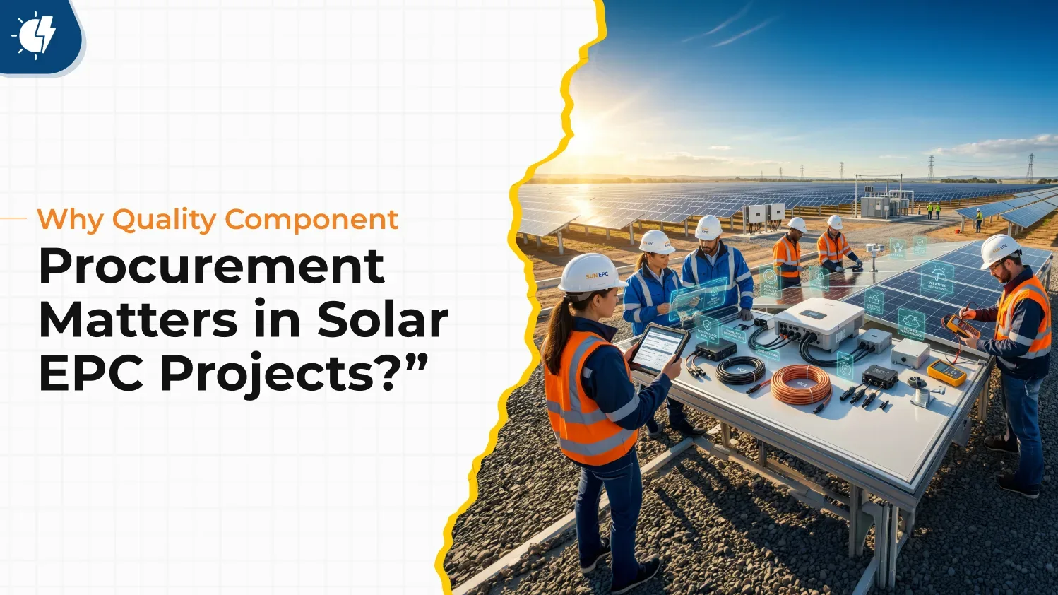 Why Quality Component Procurement Matters in Solar EPC Projects?
